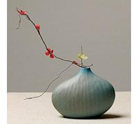 Vase à fleurs en céramique de style japonais Petit Ikebana Bouton de fleurs Vase arrangement floral Vases de poterie 12