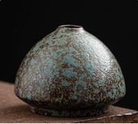 Vase à fleurs en céramique de style japonais Petit vase Ikebana Bouton de fleurs Vase arrangement floral Vases de poterie 4