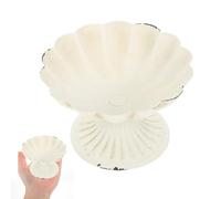 Vase à Fleurs en Métal Vintage Blanc Style Européen Décoratif | Usage Table et Dîner, Aspect Pratique et Ornemental, Finition Fer, Esprit Simple et Frais