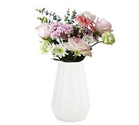 Vase à fleurs en polypropylène incassable - Vase créatif minimaliste pour arrangements floraux, vases origami modernes pour arrangements floraux, décoration de la maison Kink-au