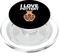 Vase à Fleurs I Love Pottery PopSockets PopGrip pour MagSafe
