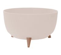 Vase À Fleurs OSLO STRIPE Crème 47x26,5 Cm Pot De Fleurs
