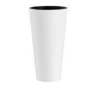 Vase à fleurs pot de fleur insert de plante colonne de plante gris mat...