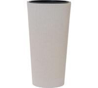 Vase À Fleurs Pot De Fleurs Pot LOCON STRIPE Crème 25x46,5 Cm