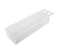 Vase à fleurs rectangulaire en acrylique pour table de salle à manger, centre de table de mariage pour la maison, récipient de présentation florale transparent