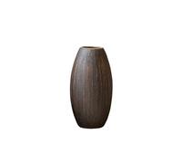 Vase à fleurs rétro en céramique pour décoration d'intérieur - Pot de poterie créatif pour salon et salon de thé - Accent décoratif élégant