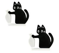 Vase À Moustache Chat - 2 Pièces Porte Moustache Chat Magnet - Support pour Moustaches De Chats, Vase Magnétique Frigo, Matériau Acrylique, Aimant Puissant Antidérapant, pour Réfrigérateur, Bureau