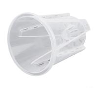 Vase à orchidée en plastique transparent avec système de drainage pour la santé des racines pour plantes tropicales d'intérieur (12 cm)