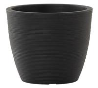 Vase À Plantes Pot De Fleurs Conteneur De Fleurs ÉCO SEVILLA 38 Noir Ø 38 X 32CM