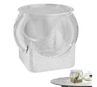 Vase à poissons, vase transparent Betta, petits aquariums pour tortues de poisson, vase à fleurs comme centre de table, aquarium de table pour poissons combattants et tortues comme tableau noir