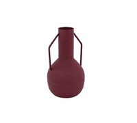 Atmosphera – Vase métal Sylvain – Rouge rubis H20 cm