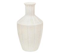 Vase antique ""Nolwi"" céramique blanc H48cm - Atmosphera Créateur d'intérieur