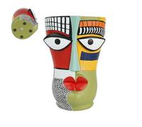 Vase Art Abstrait Jardinière Visage
