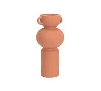 Home Deco Factory - Vase céramique HD9100 avec anse Terracotta Orange 25,5×11,5×11,5 cm