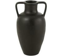 Vase avec Anses Amphore 48cm Noir Noir