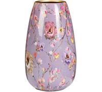 Vase avec impression florale 30 cm rose - H & S COLLECTION