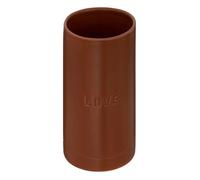 Vase ""Avi"" en céramique H20cm marron caramel - Atmosphera Créateur d'intérieur