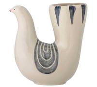 Vase Bloomingville Trudy Blanc Céramique Oiseau 19 Cm Vase À Fleurs
