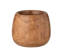 Vase bois massif marron Paulie D 27 cm
