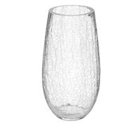 Vase Bombe Craquelé "'Léon" 27cm Transparent