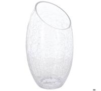 Vase bombé verre craquelé H23cm - Atmosphera Créateur d'intérieur