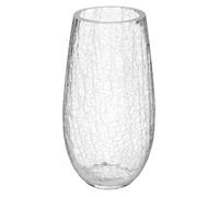 Vase bombé verre craquelé H27cm - Atmosphera createur d'interieur