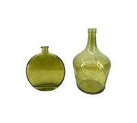- Vase bonbonne en verre Augustine (Lot de 2) vert