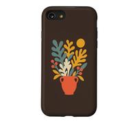 Vase botanique inspiré de Matisse - Motif Floral Abstrait - Cadeau Moderne Coque pour iPhone SE (2020) / 7/8