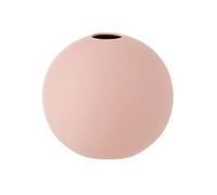 Vase boule céramique rose pastel Uchi H 23 cm