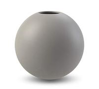 Vase Boule Cooee Design en céramique, Coloris Gris, 20 cm