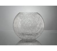 Vase boule craquelé, diamètre 20 cm, Amadeus