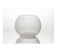 Vase boule craquelé transparent en verre - Lou De Castellane - Transparent - Verre Transparent G