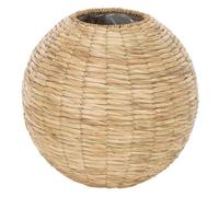 Vase Boule Design en Paille Yumi 35cm Naturel Naturel
