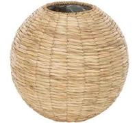 Vase Boule Design en Paille Yumi 35cm Naturel Naturel