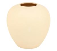 Atmosphera - Vase boule Rily en céramique beige H22 cm