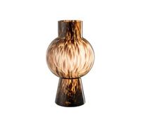Vase Boule en Verre Design Poiso 46cm Marron