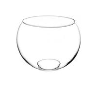 Vase boule en verre - Transparent - D 30 cm