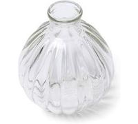 vase boule verre rétro 9.5cm transparent - artifetes 76198 Transparent G