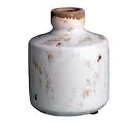 Vase Bouteille Blanc 14x11cm