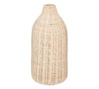 Vase Bouteille en Rotin tressé H 32 cm - Atmosphera