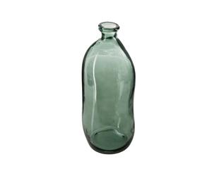 Vase Bouteille en Verre recyclé Vert Kaki H 51 cm - Atmosphera