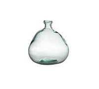 Vase bouteille Simplicity 23 cm en verre recyclé - - Transparent - Verre