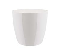 Vase Brussels Diamond Rond 14Cm Blanc Elho