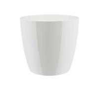 Vase Brussels Diamond Rond 16CM Blanc Elho