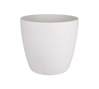 Vase Bruxelles Rond Wheels 47CM Blanc " elho