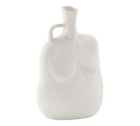 Vase Buste en Céramique "Conta" 25cm Blanc Cassé