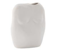 Vase Buste en Céramique "Romie" 28cm Blanc Cassé