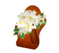 Vase Cadre Acrylique - Décoration de Bureau en Acrylique | Vase à Fleurs Domestique - pour Maison Bureau Appartement Cheminée Hôtel Salle de Bain Salon Chambre Mariage