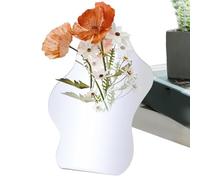 Vase Cadre pour Fleurs | Décoration de Bureau en Acrylique - Ornement De Vase Décoratif | pour Salon Chambre Salle de Bain Bureau Table à Manger Cheminée Étagère Appui de Fenêtre Entrée