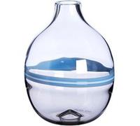 Vase Singleflower rayé azure